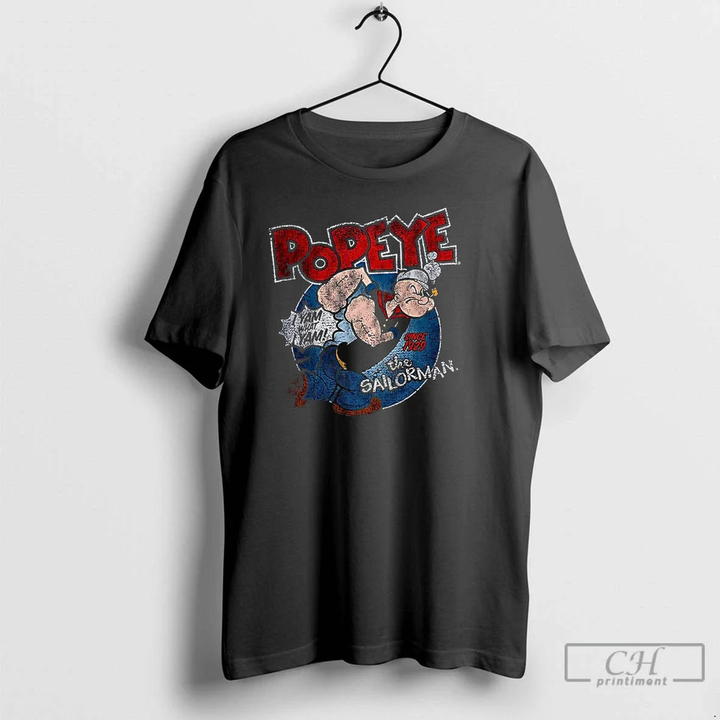 Premium Popeye The Sailorman I Yam What Cartoon - Adult & Kids T-Shirts, Sweatshirts & Hoodies apparel design preview 1
