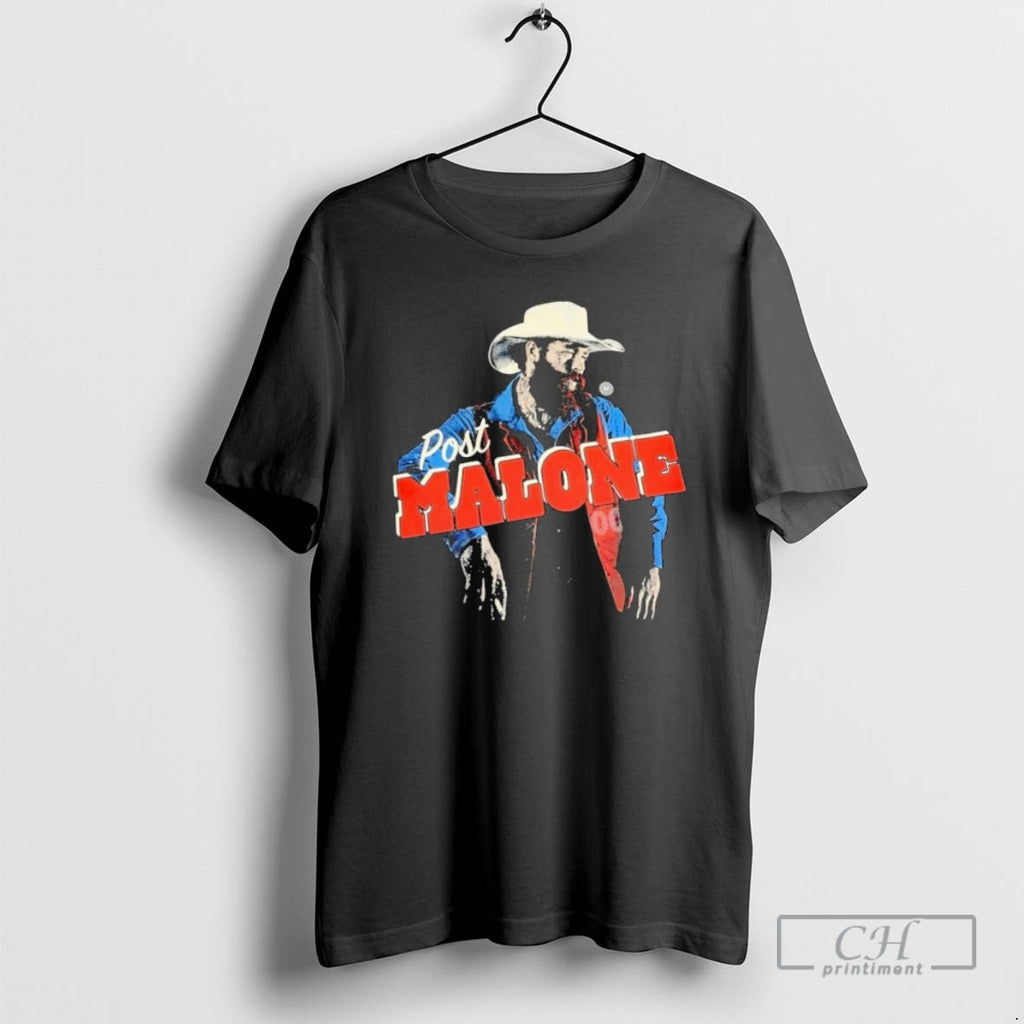 Premium Post Malone Cowboy Retro Sweater - Adult & Kids T-Shirts, Sweatshirts & Hoodies apparel design preview 1