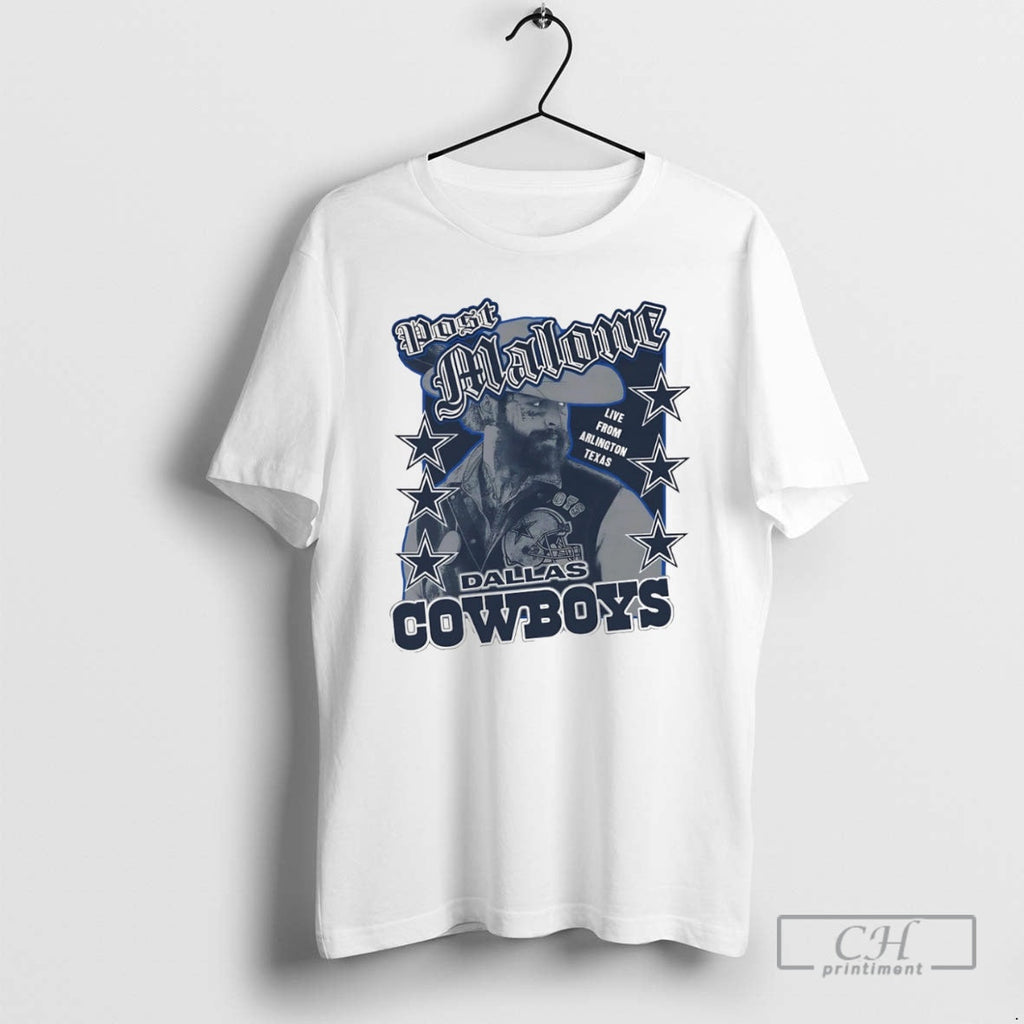 Premium Post Malone Dallas Cowboys Sweater - Adult & Kids T-Shirts, Sweatshirts & Hoodies apparel design preview 1