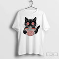 Premium Psychedelic Ramen Cat Japanese Foodie - Adult & Kids T-Shirts, Sweatshirts & Hoodies apparel design preview 1