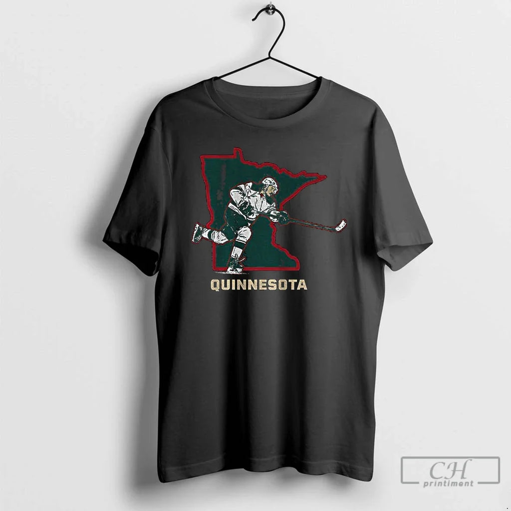 Premium Quinn Hughes Quinnesota Welcome To Minnesota - Adult & Kids T-Shirts, Sweatshirts & Hoodies apparel design preview 1