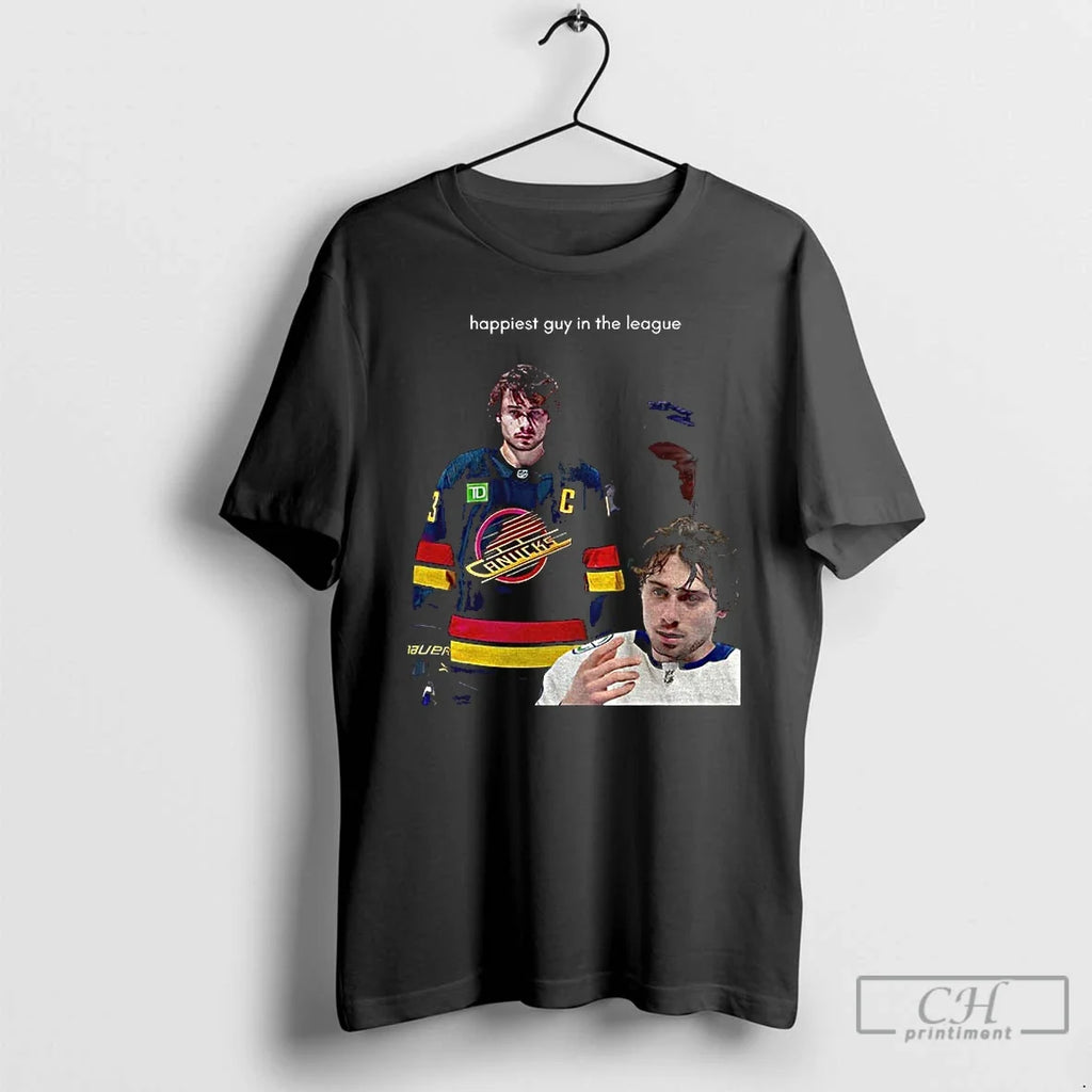 Premium Quinn Hughes Vancouver Canucks National - Adult & Kids T-Shirts, Sweatshirts & Hoodies apparel design preview 1