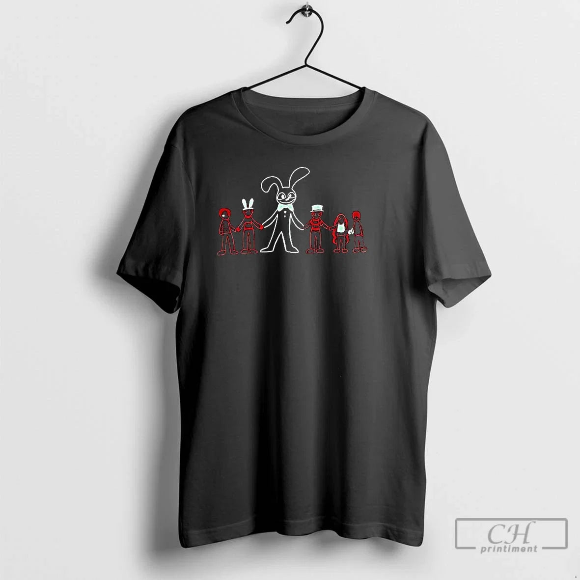 Premium Rabbit Glows In The Dark - Adult & Kids T-Shirts, Sweatshirts & Hoodies apparel design preview 1