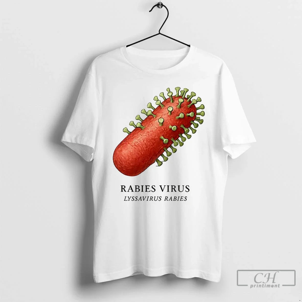 Premium Rabies Virus Lyssavirus - Adult & Kids T-Shirts, Sweatshirts & Hoodies apparel design preview 1