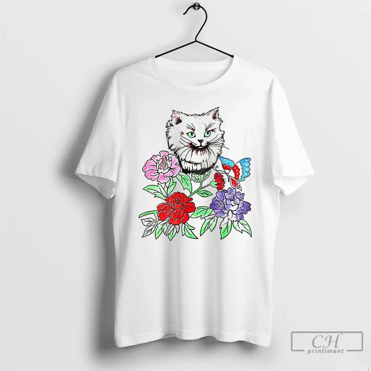 Premium Ragdoll Cat Rose - Adult & Kids T-Shirts, Sweatshirts & Hoodies apparel design preview 1