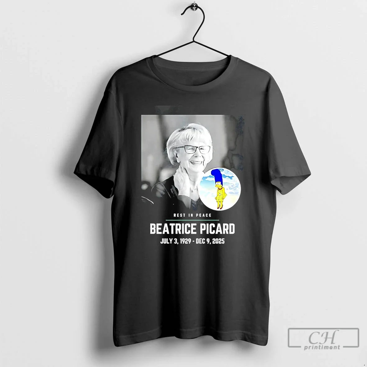 Premium Rest In Peace Beatrice Picard 1929 2025 - Adult & Kids T-Shirts, Sweatshirts & Hoodies apparel design preview 1