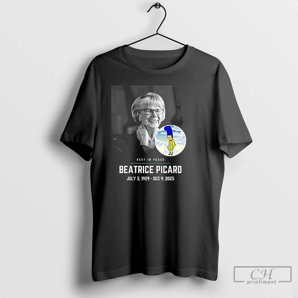 Premium Rest In Peace Beatrice Picard 2025 - Adult & Kids T-Shirts, Sweatshirts & Hoodies apparel design preview 1