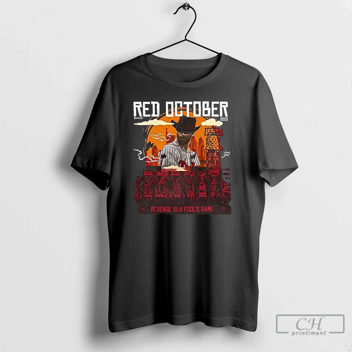 Premium Revenge Is A Fools Game Red October 2025 - Adult & Kids T-Shirts, Sweatshirts & Hoodies apparel design preview 1