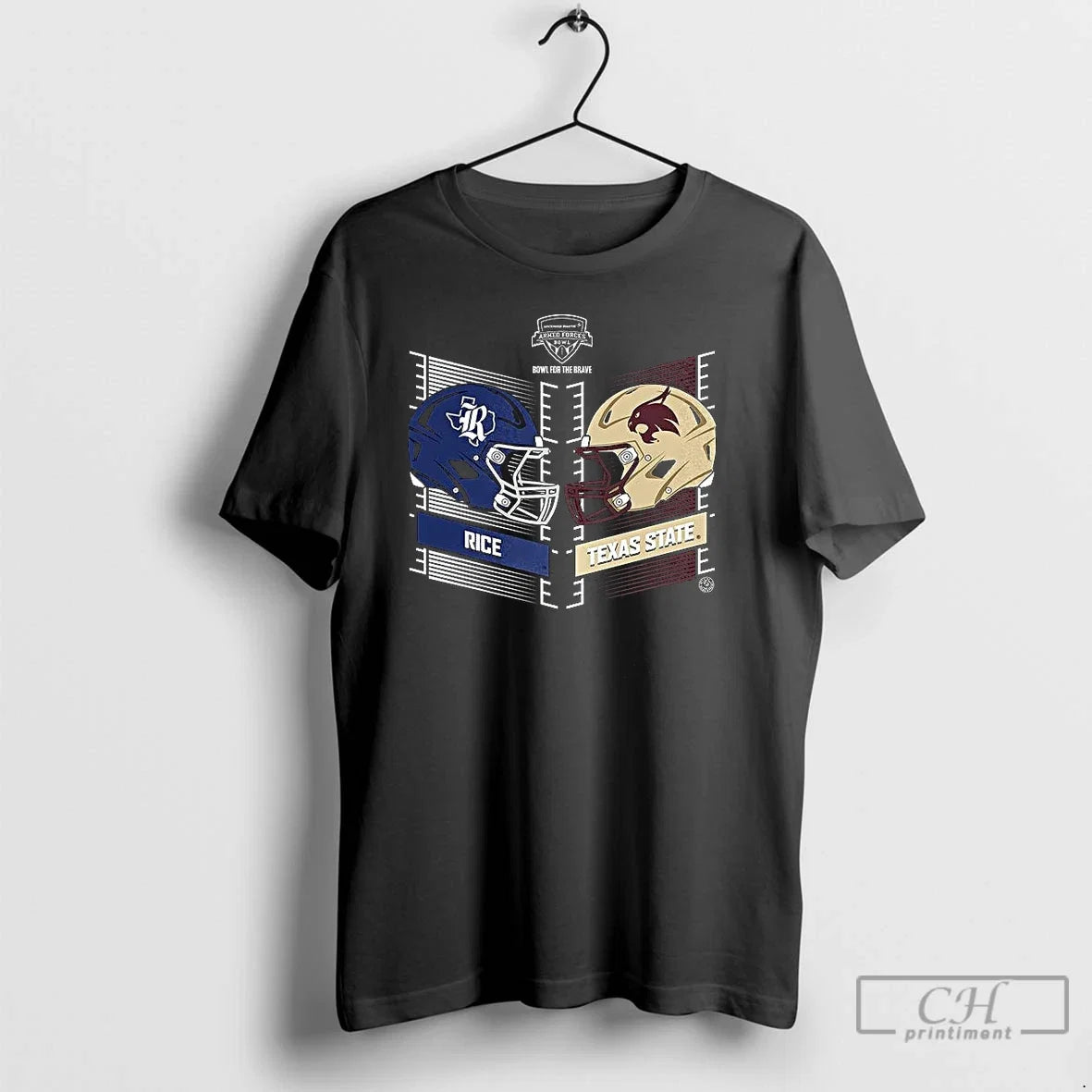Premium Rice Owls Vs Texas State Bobcats 2025 Armed - Adult & Kids T-Shirts, Sweatshirts & Hoodies apparel design preview 1