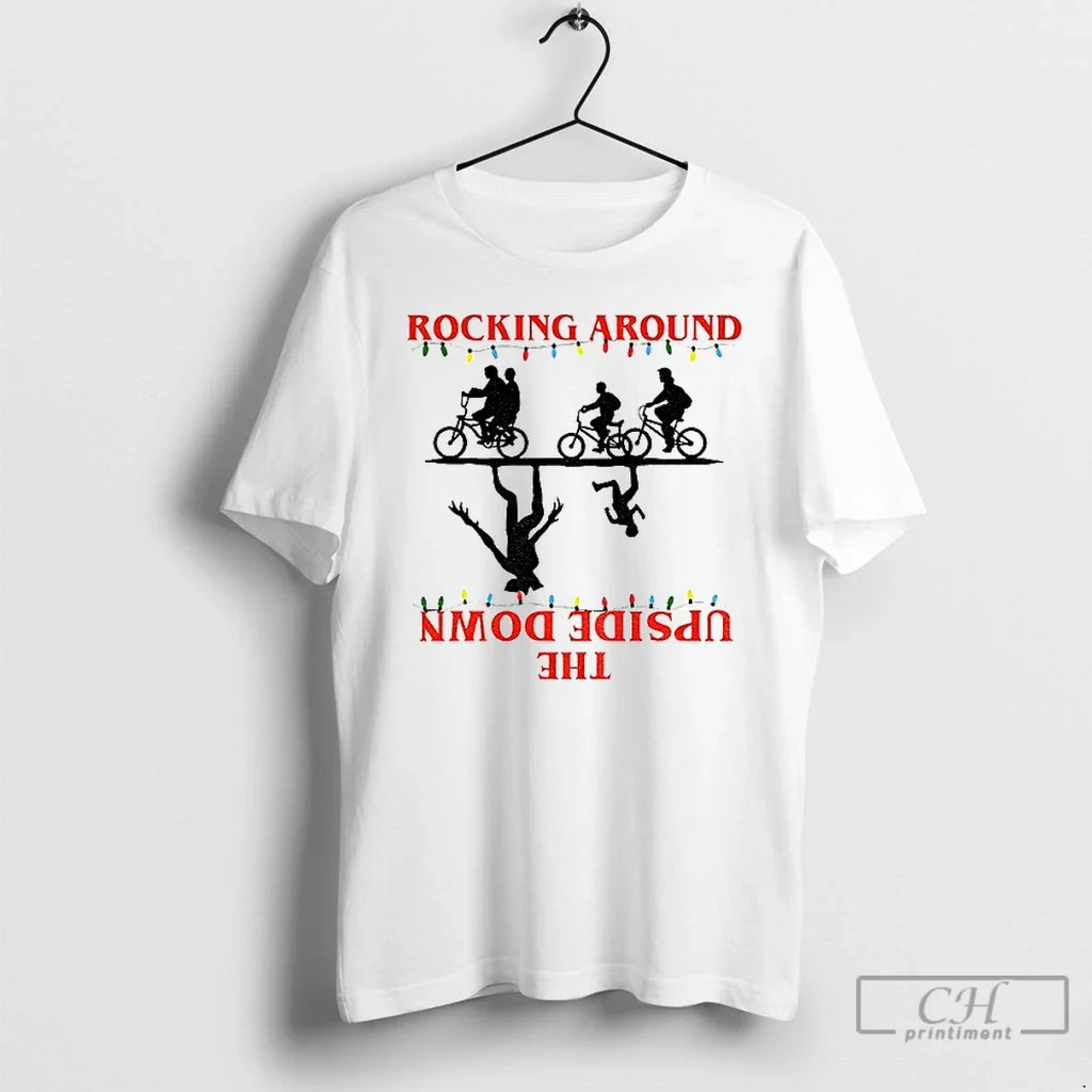 Premium Rocking Around The Upside Down Friends Dont - Adult & Kids T-Shirts, Sweatshirts & Hoodies apparel design preview 1