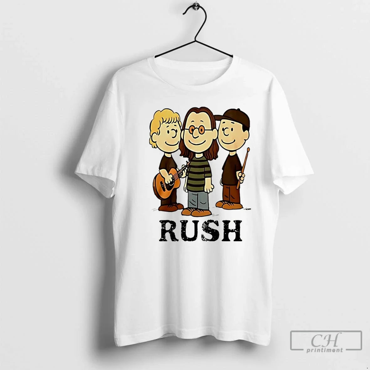 Premium Rush Band As Peanuts Christmas - Adult & Kids T-Shirts, Sweatshirts & Hoodies apparel design preview 1