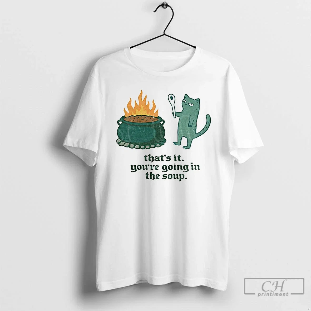 Premium Sarcastic Cat Meme Thats It Youre Going In - Adult & Kids T-Shirts, Sweatshirts & Hoodies apparel design preview 1