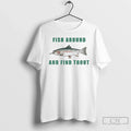 Premium Searching For Trout Fish Around And Find - Adult & Kids T-Shirts, Sweatshirts & Hoodies apparel design preview 1