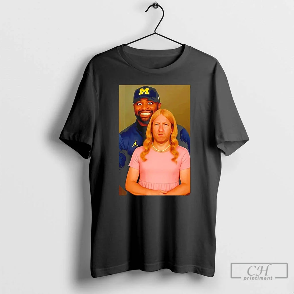 Premium Sherrone Moore And His Assistant During - Adult & Kids T-Shirts, Sweatshirts & Hoodies apparel design preview 1