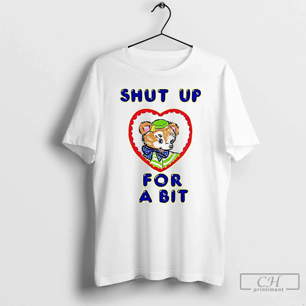 Premium Shut Up For Bit Heart Bear Retro - Adult & Kids T-Shirts, Sweatshirts & Hoodies apparel design preview 1