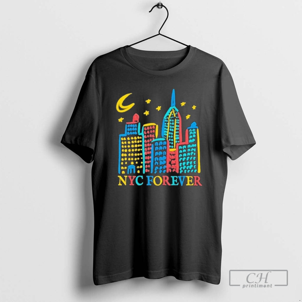 Premium Skyline Gift Nyc Forever Only Ny Sweater - Adult & Kids T-Shirts, Sweatshirts & Hoodies apparel design preview 1