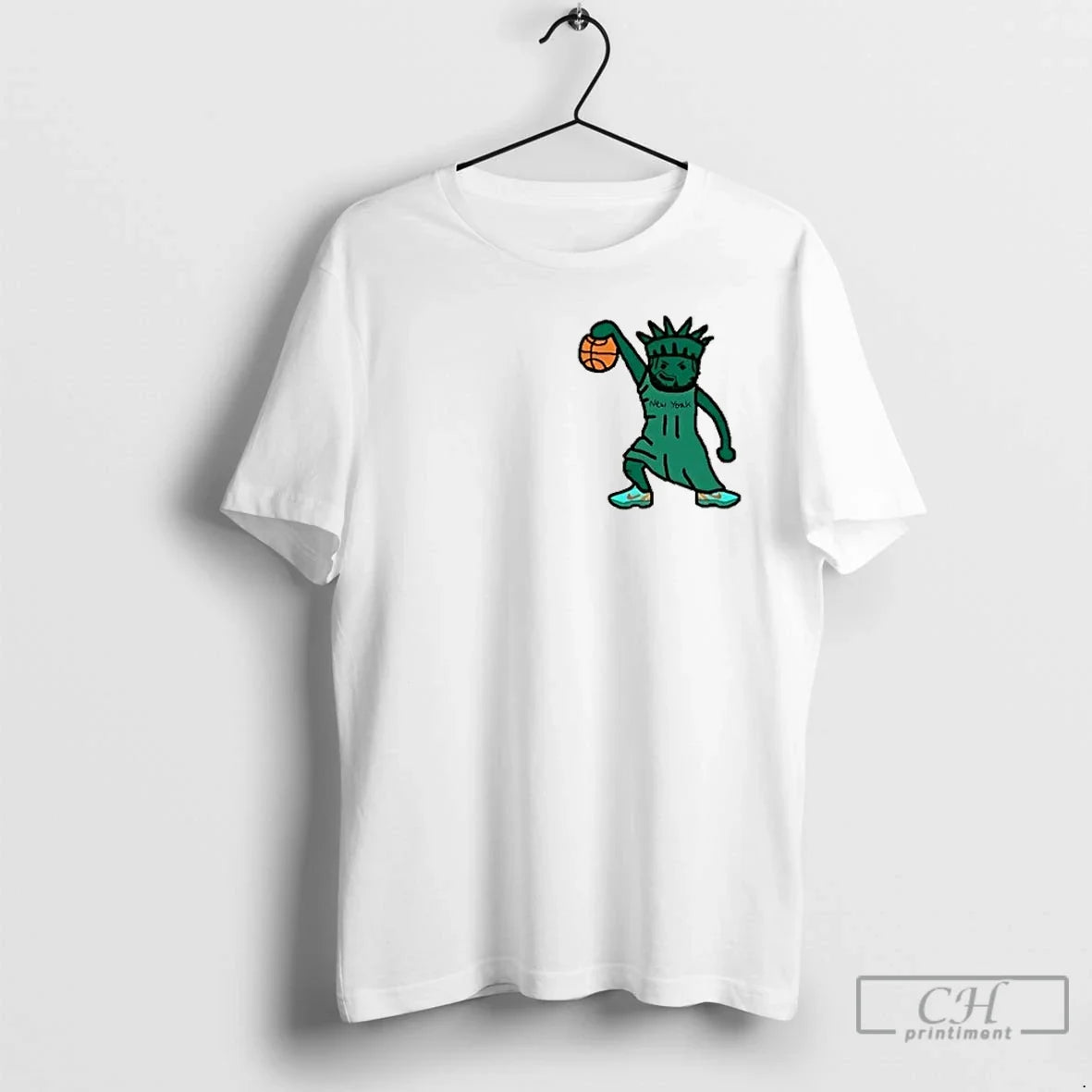 Premium Statue Of Brunson Liberty Jalen Ny Knicks - Adult & Kids T-Shirts, Sweatshirts & Hoodies apparel design preview 1