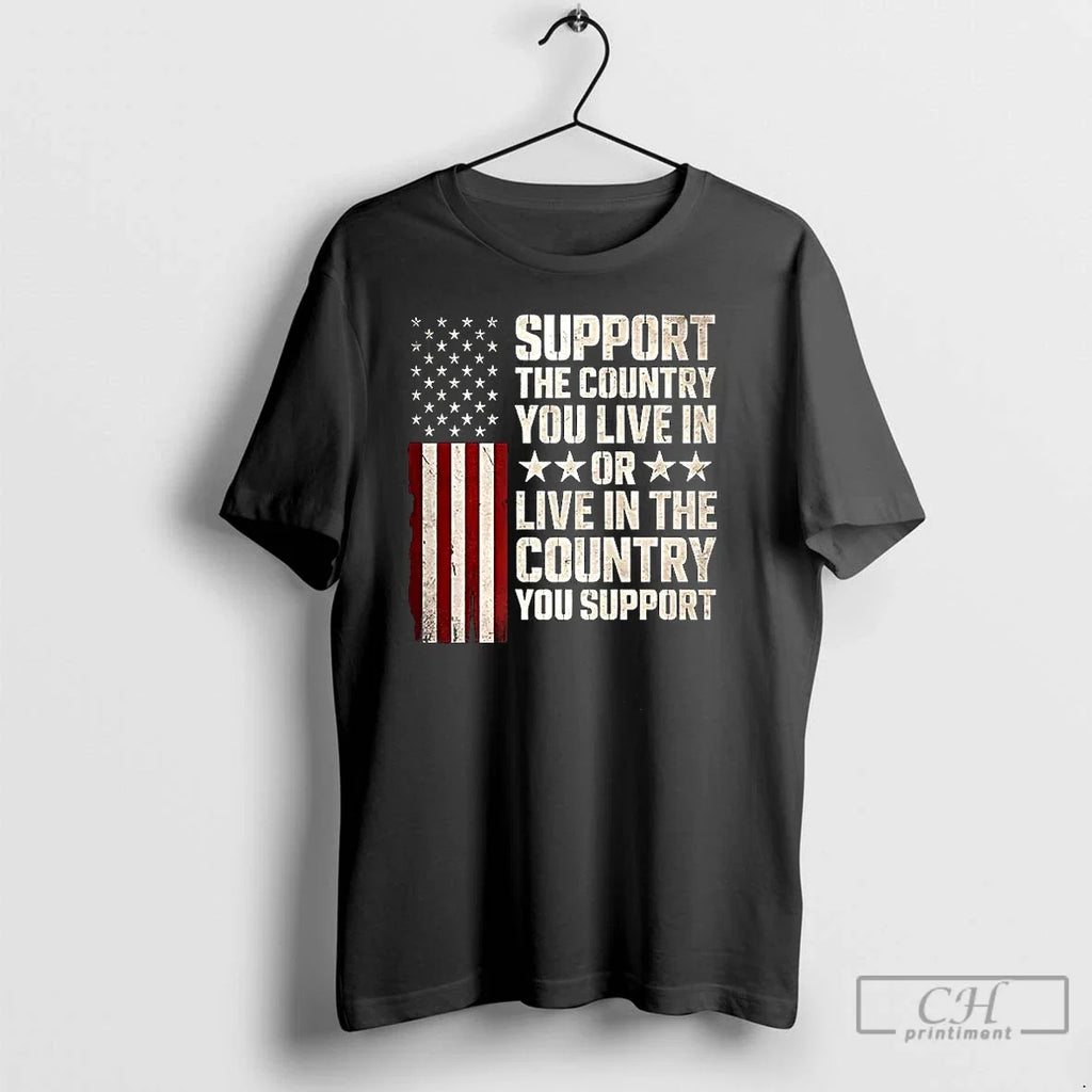 Premium Support The Country You Live In Or Flag - Adult & Kids T-Shirts, Sweatshirts & Hoodies apparel design preview 1
