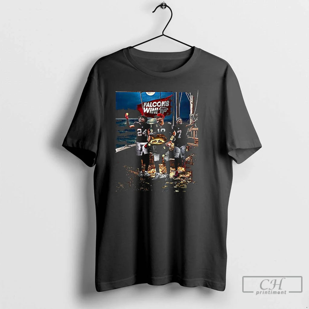 Premium Tampa Bay Buccaneers Vs Atlanta Falcons Win - Adult & Kids T-Shirts, Sweatshirts & Hoodies apparel design preview 1