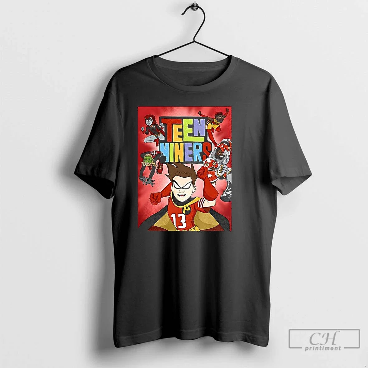 Premium Teen Niners The Titans - Adult & Kids T-Shirts, Sweatshirts & Hoodies apparel design preview 1