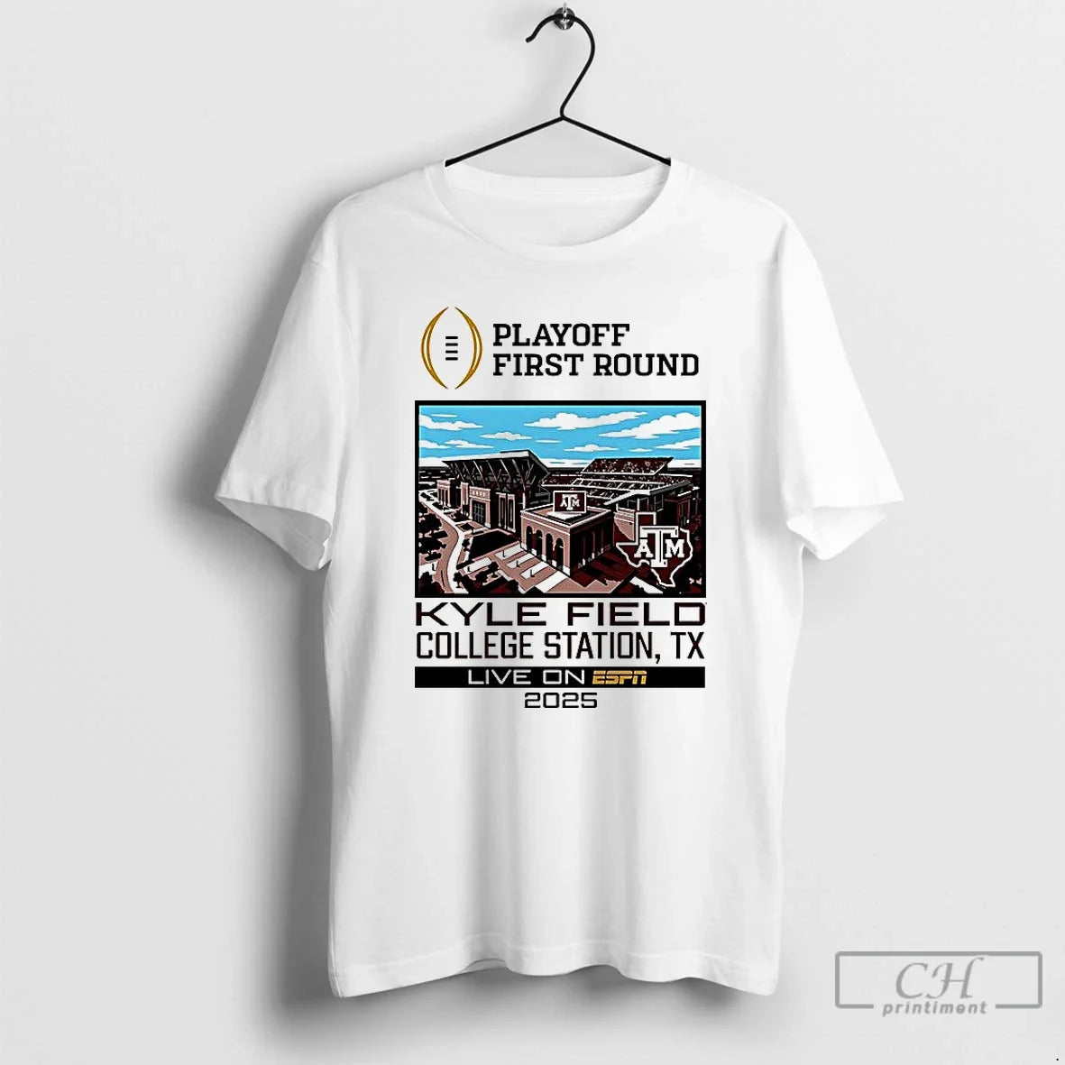 Premium Texas Am Aggies Ncaa Cfp 2025 First Round - Adult & Kids T-Shirts, Sweatshirts & Hoodies apparel design preview 1