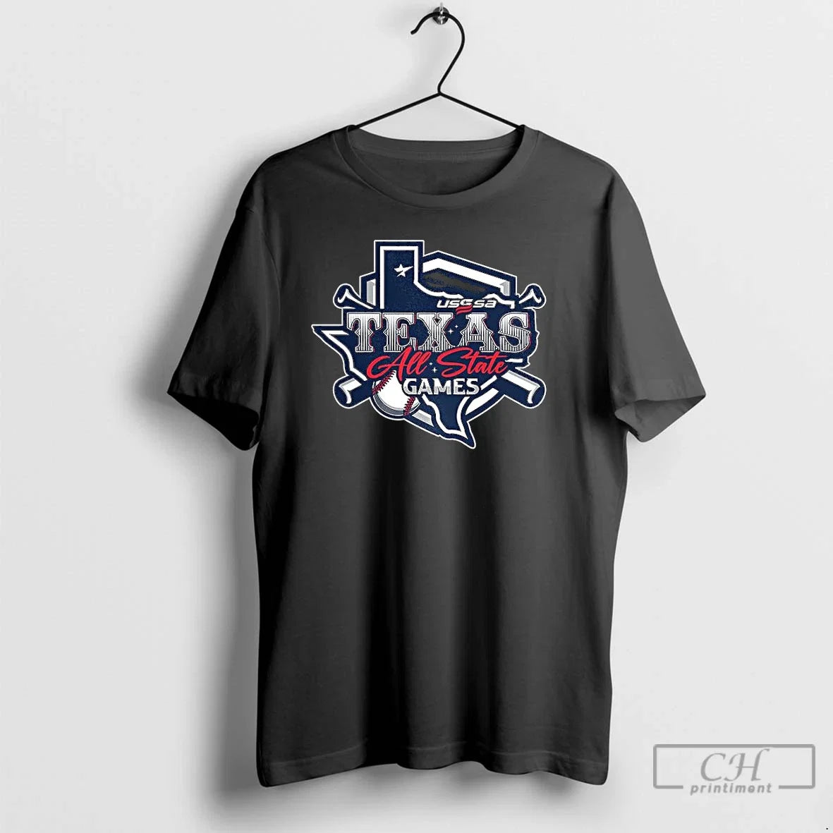 Premium Texas All State Games 2025 Usssa Logo - Adult & Kids T-Shirts, Sweatshirts & Hoodies apparel design preview 1