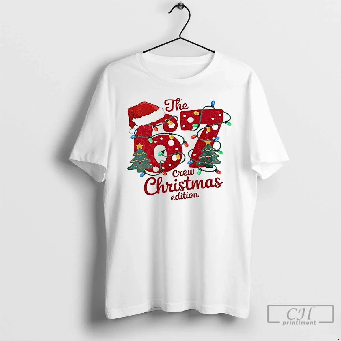 Premium The 6 7 Crew Christmas Edition Merry - Adult & Kids T-Shirts, Sweatshirts & Hoodies apparel design preview 1