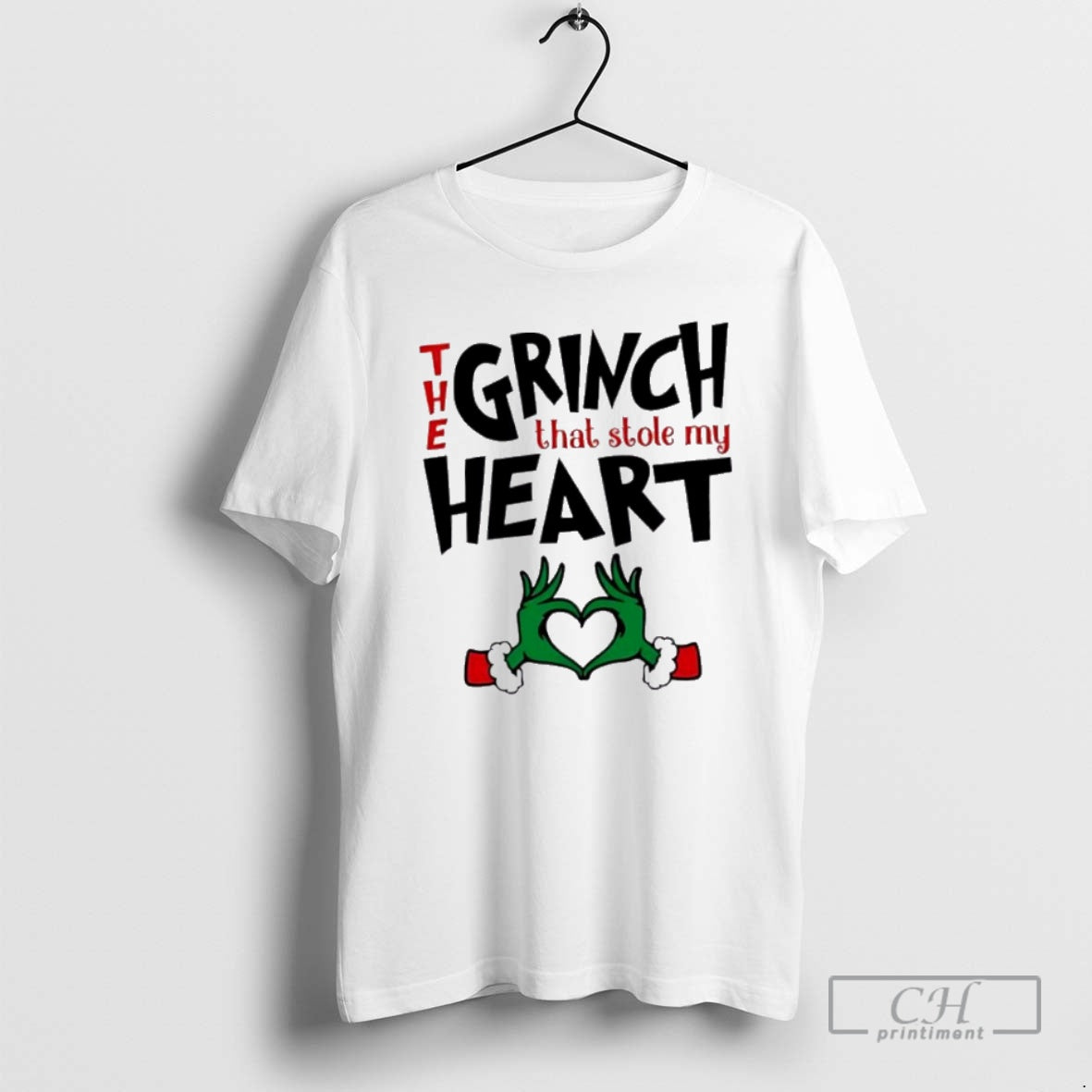 Premium The Grinch That Stole My Heart Couple - Adult & Kids T-Shirts, Sweatshirts & Hoodies apparel design preview 1