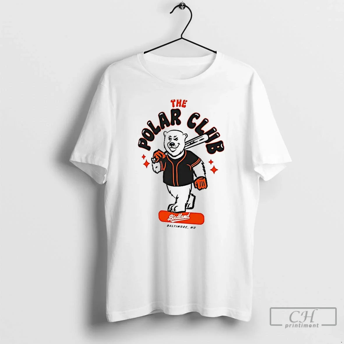Premium The Polar Club Pete Alonso Baltimore Orioles - Adult & Kids T-Shirts, Sweatshirts & Hoodies apparel design preview 1