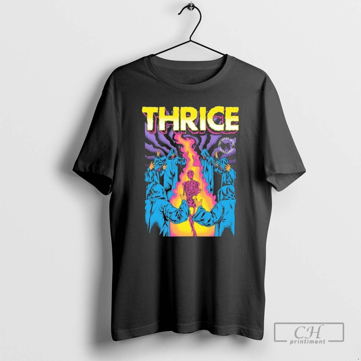 Premium Thrice Santa Cruz Skeleton Sweater - Adult & Kids T-Shirts, Sweatshirts & Hoodies apparel design preview 1