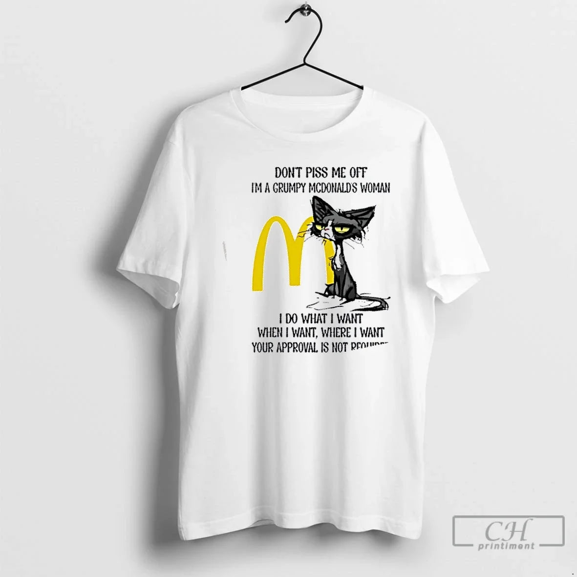 Premium Tired Cat Dont Piss Me Off Im A Grumpy - Adult & Kids T-Shirts, Sweatshirts & Hoodies apparel design preview 1
