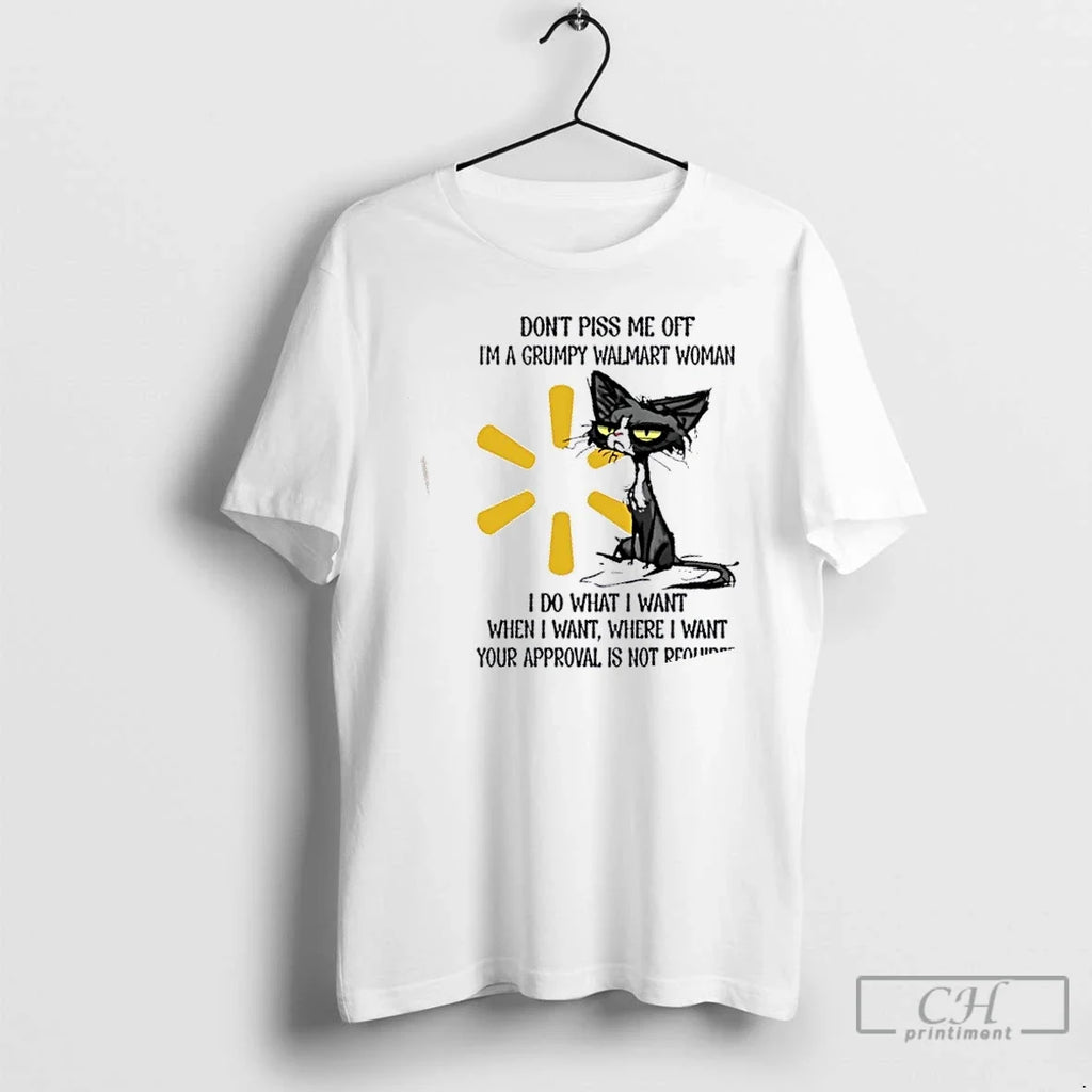 Premium Tired Cat Dont Piss Me Off Im A Grumpy - Adult & Kids T-Shirts, Sweatshirts & Hoodies apparel design preview 1