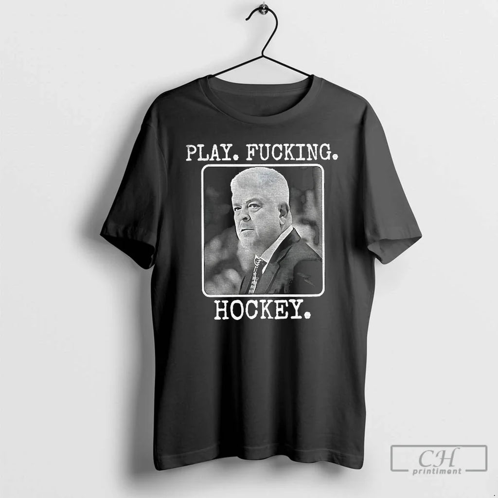 Premium Todd Mclellan Coach Detroit Red Wings Play - Adult & Kids T-Shirts, Sweatshirts & Hoodies apparel design preview 1