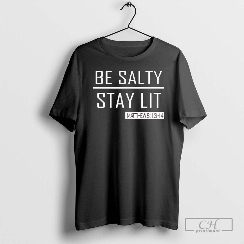 Premium Trump Girl Be Salty Stay Lit Sweater - Adult & Kids T-Shirts, Sweatshirts & Hoodies apparel design preview 1