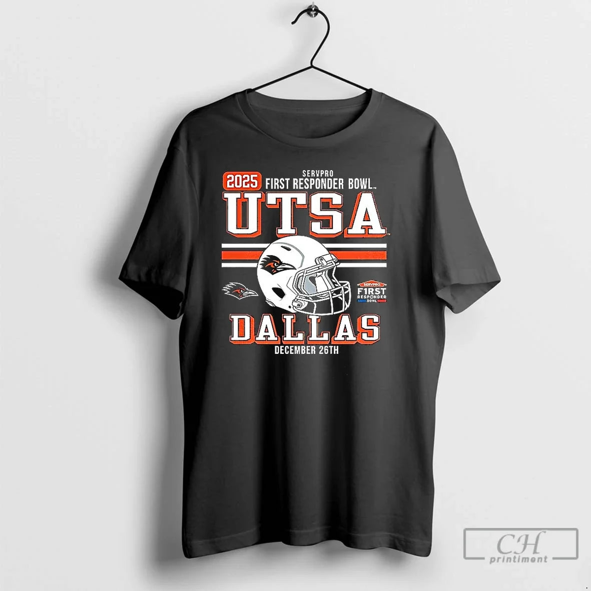 Premium Utsa Roadrunners 2025 First Responder Bowl - Adult & Kids T-Shirts, Sweatshirts & Hoodies apparel design preview 1