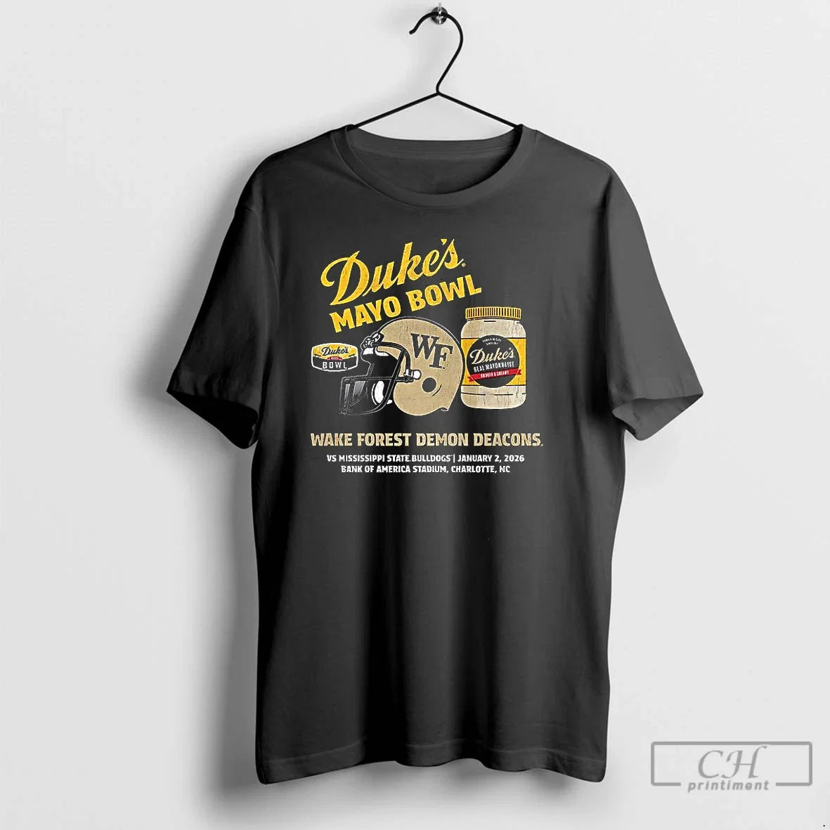 Premium Wake Forest Demon Deacons 2026 Dukes Mayo - Adult & Kids T-Shirts, Sweatshirts & Hoodies apparel design preview 1