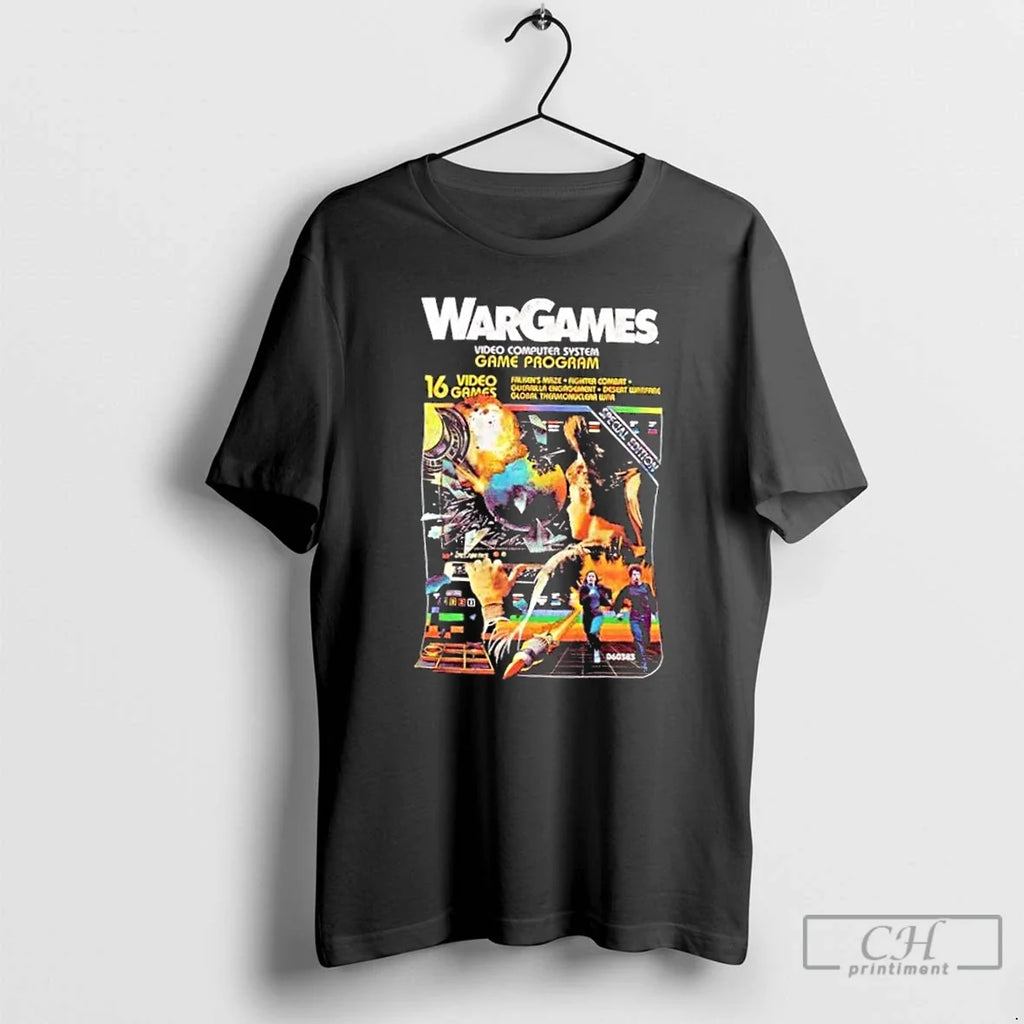Premium Wargames Movie Video Game Program - Adult & Kids T-Shirts, Sweatshirts & Hoodies apparel design preview 1