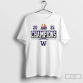 Premium Washington Huskies 2025 Bucked Up La Bowl - Adult & Kids T-Shirts, Sweatshirts & Hoodies apparel design preview 1