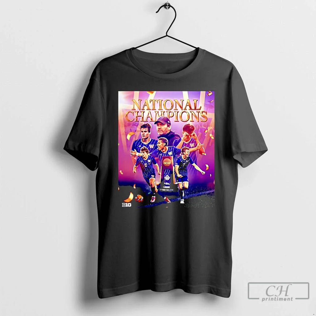 Premium Washington Husky 2025 Ncaa Mens Soccer - Adult & Kids T-Shirts, Sweatshirts & Hoodies apparel design preview 1