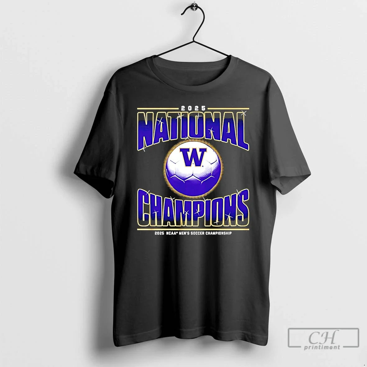 Premium Washington Mens Soccer 2025 National - Adult & Kids T-Shirts, Sweatshirts & Hoodies apparel design preview 1
