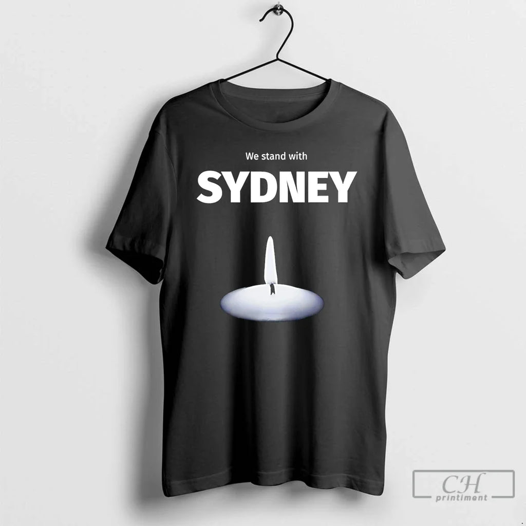 Premium We Stand With Sydney 2025 - Adult & Kids T-Shirts, Sweatshirts & Hoodies apparel design preview 1