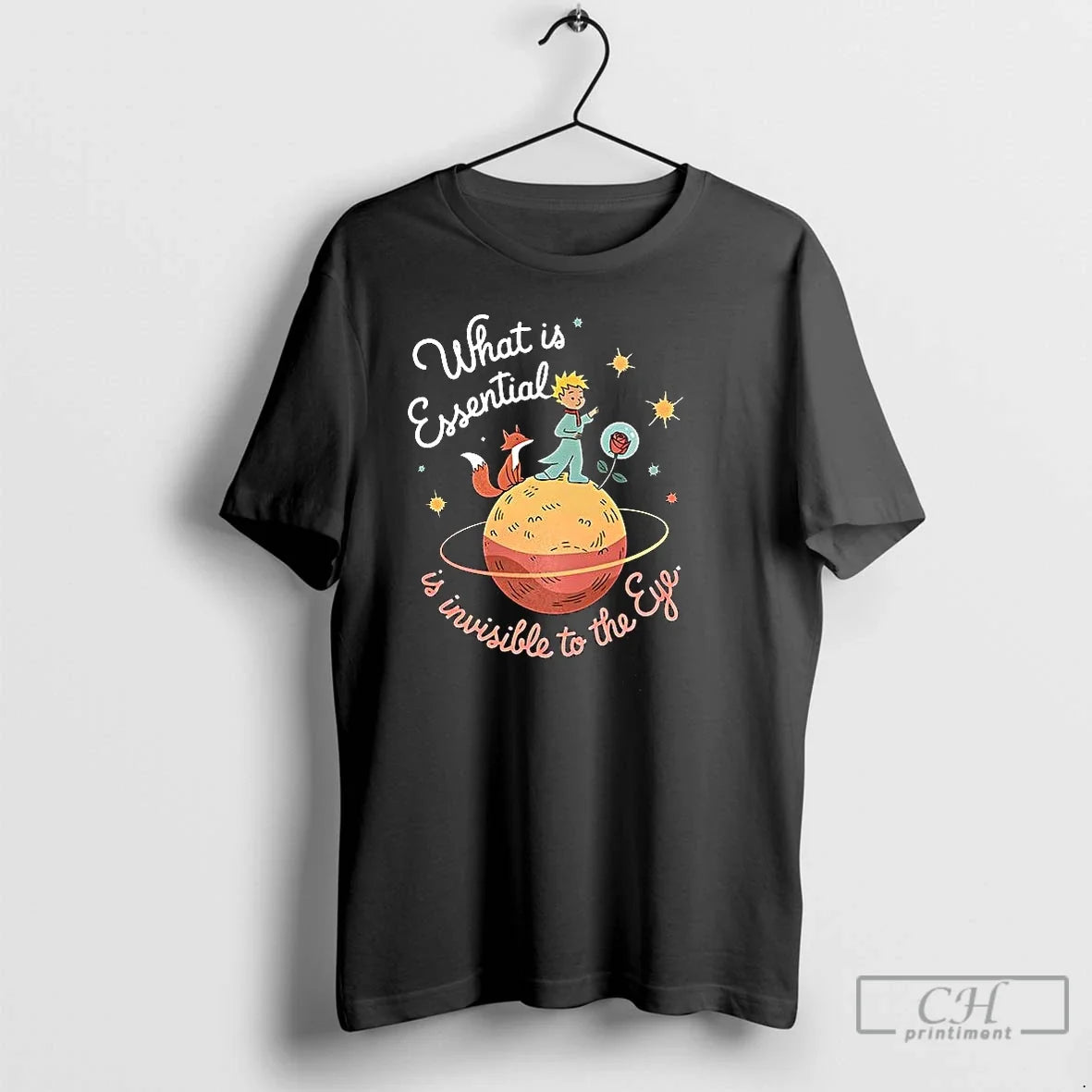 Premium What Is Essential Invisible To The Eye - Adult & Kids T-Shirts, Sweatshirts & Hoodies apparel design preview 1