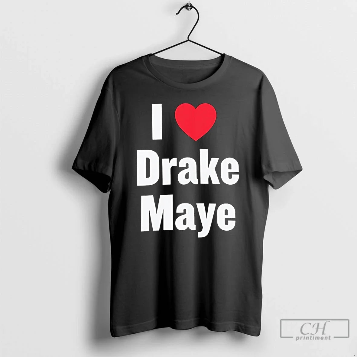 Premium Will Campbell I Love Drake Maye - Adult & Kids T-Shirts, Sweatshirts & Hoodies apparel design preview 1