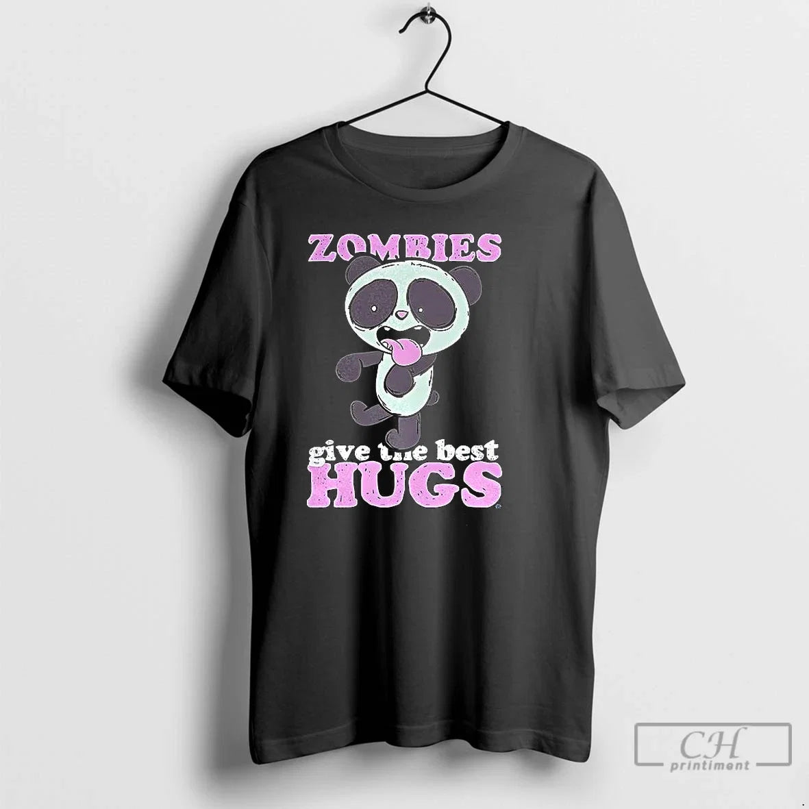Premium Zombies Give The Best Hugs - Adult & Kids T-Shirts, Sweatshirts & Hoodies apparel design preview 1