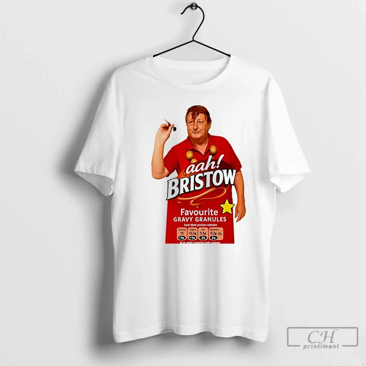 Premium Aah Eric Bristow Gravy Granules Darts - Adult & Kids T-Shirts, Sweatshirts & Hoodies apparel design preview 1