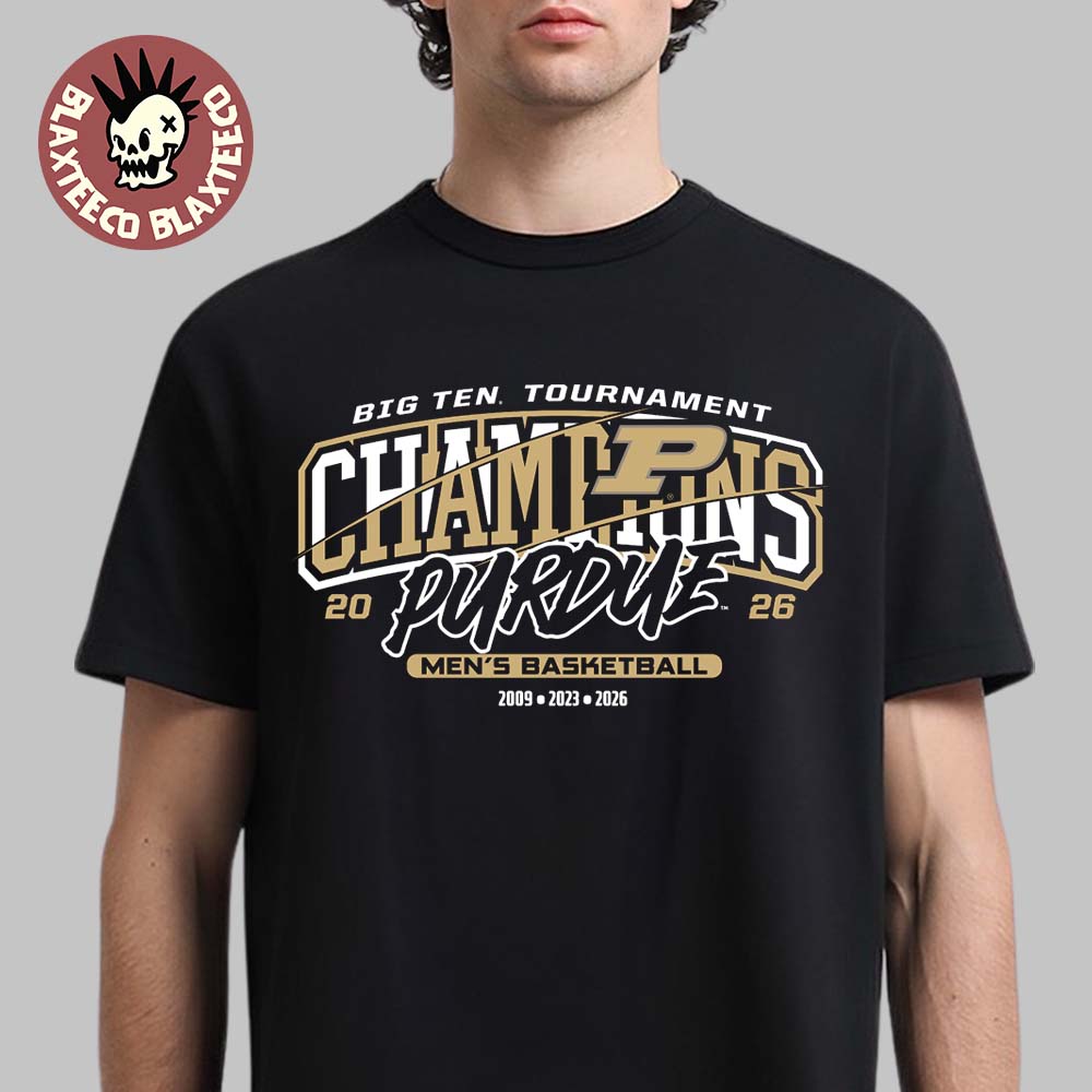 Purdue Boilermakers 2026 Big Ten Men's Basketball - Adult & Kids T-Shirts, Sweatshirts & Hoodies apparel design preview 1