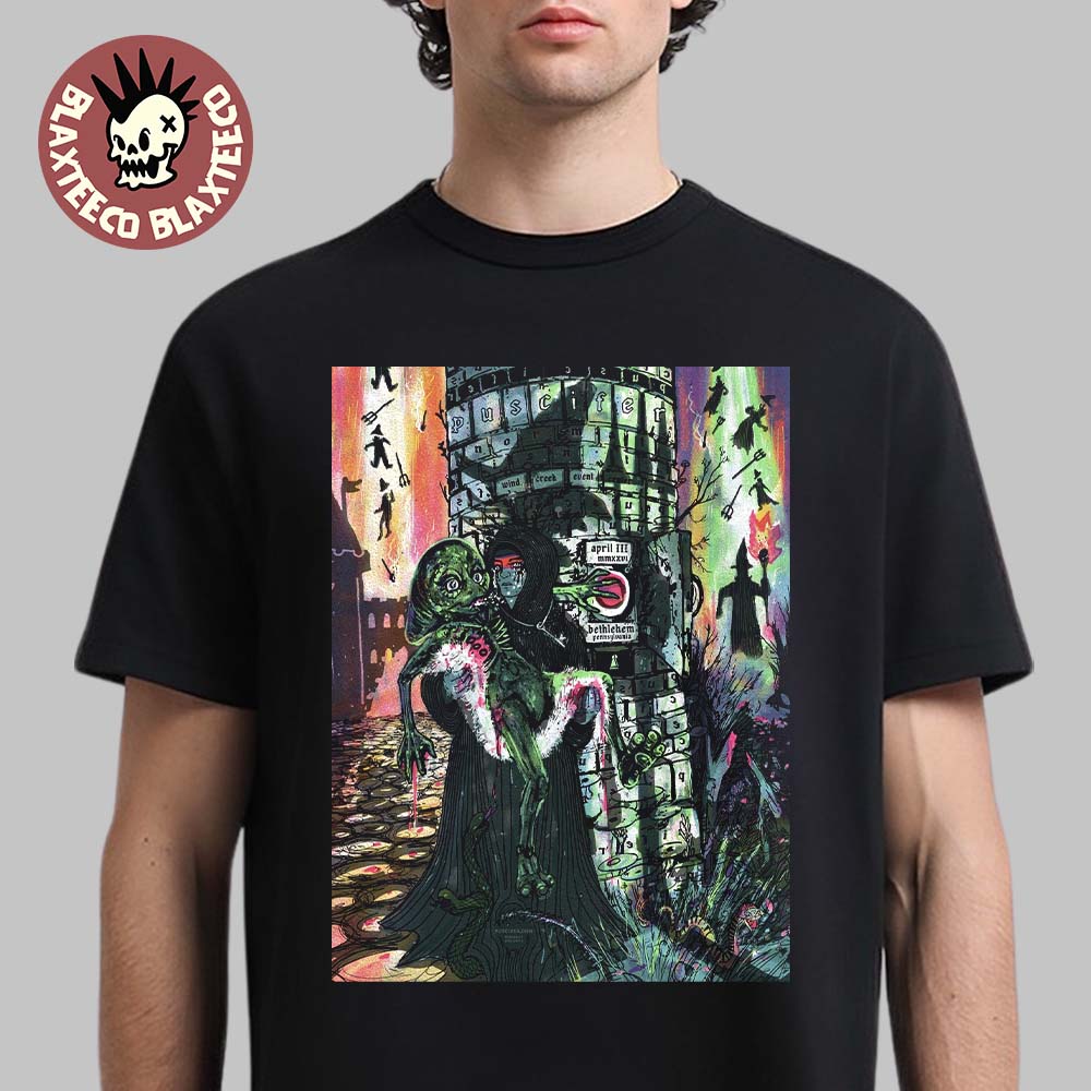 Puscifer Bethlehem Pennsylvania 2026 Event Poster At - Adult & Kids T-Shirts, Sweatshirts & Hoodies apparel design preview 1