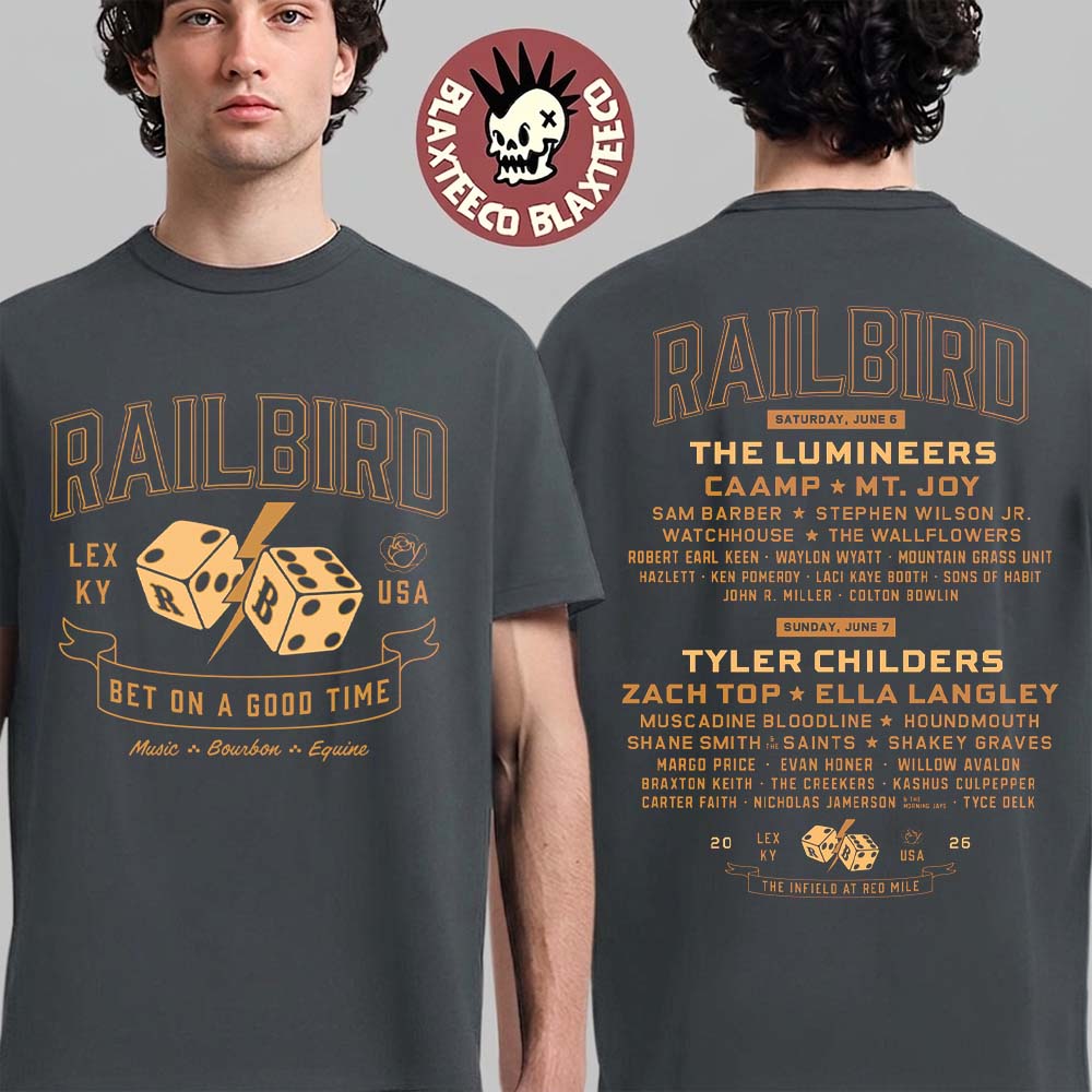 Railbird Music Festival 2026 Merch Lexington Kentucky - Adult & Kids T-Shirts, Sweatshirts & Hoodies apparel design preview 1