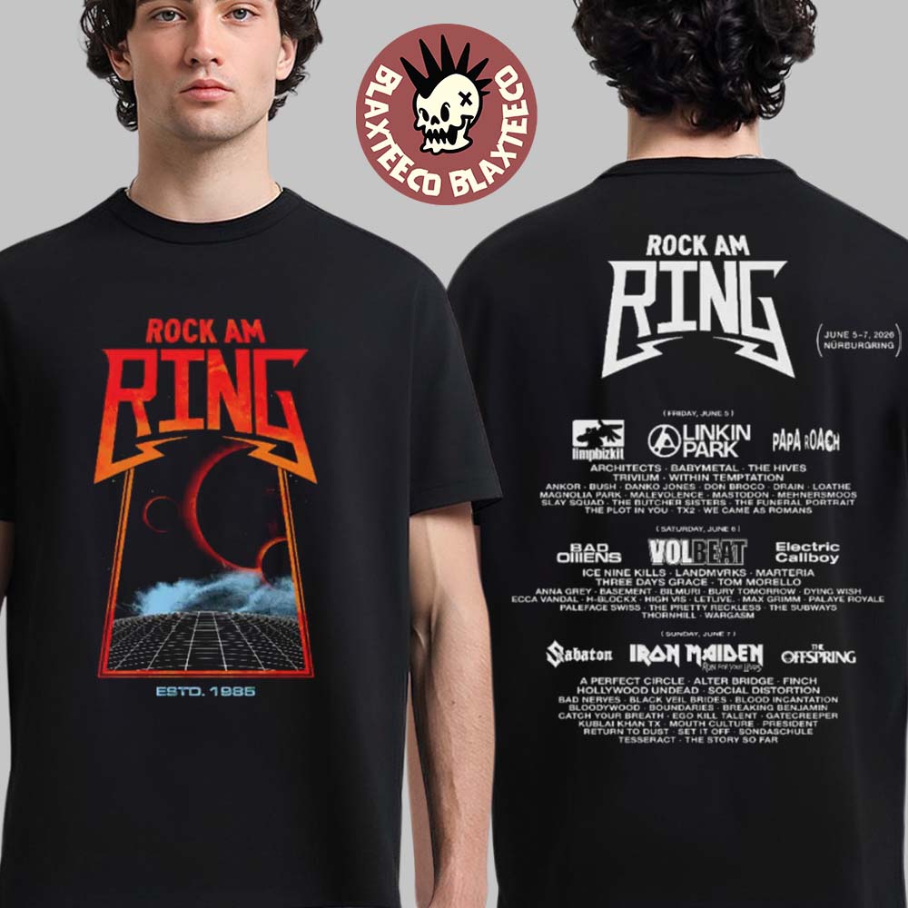 Rock Am Ring 2026 Festival Merch In Nurburg Germany - Adult & Kids T-Shirts, Sweatshirts & Hoodies apparel design preview 1