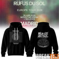 Rufus Du Sol 2026 Tour Black Edition - Adult & Kids T-Shirts, Sweatshirts & Hoodies apparel design preview 1